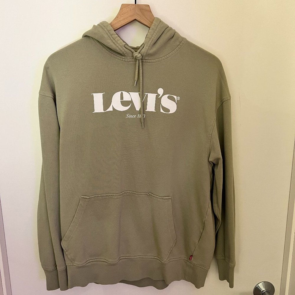 Levi's Green Hoodie | Relaxed Fit | Medium